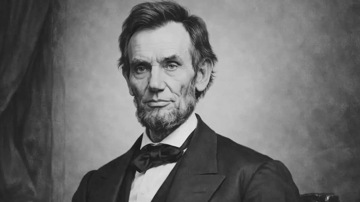 Abraham Lincoln portrait illustrating Abraham Lincoln biography