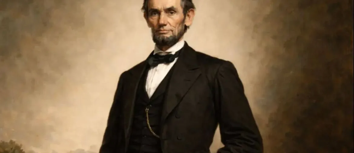 Portrait of Abraham Lincoln, the 16th President of the United States