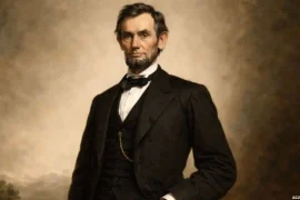 Portrait of Abraham Lincoln, the 16th President of the United States