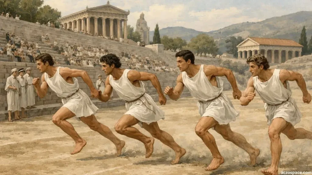Ancient Olympic Games held in Olympia, Greece