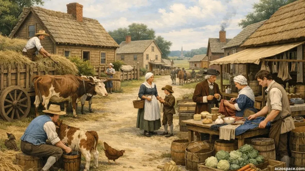 Everyday life in the American colonies during the 18th century