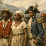 Symbolic illustration representing the Haitian Revolution and the struggle for freedom