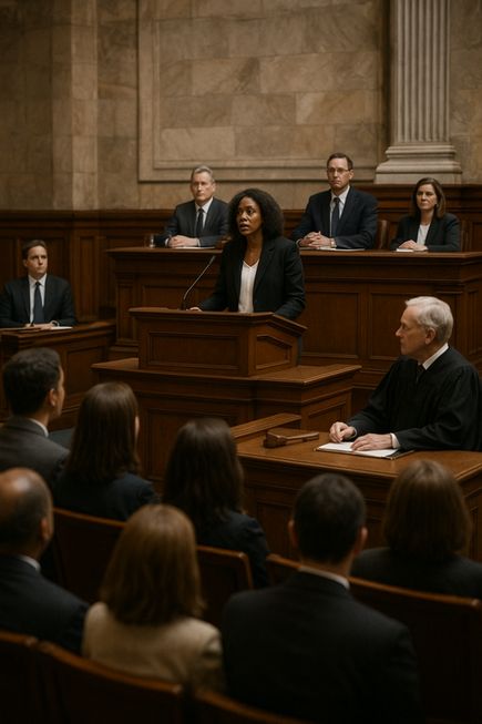 AI generated image of A diverse group of representatives in a modern legislative assembly, reflecting the influence of ancient Greek democracy on citizen engagement, rule of law, accountability, and public debate