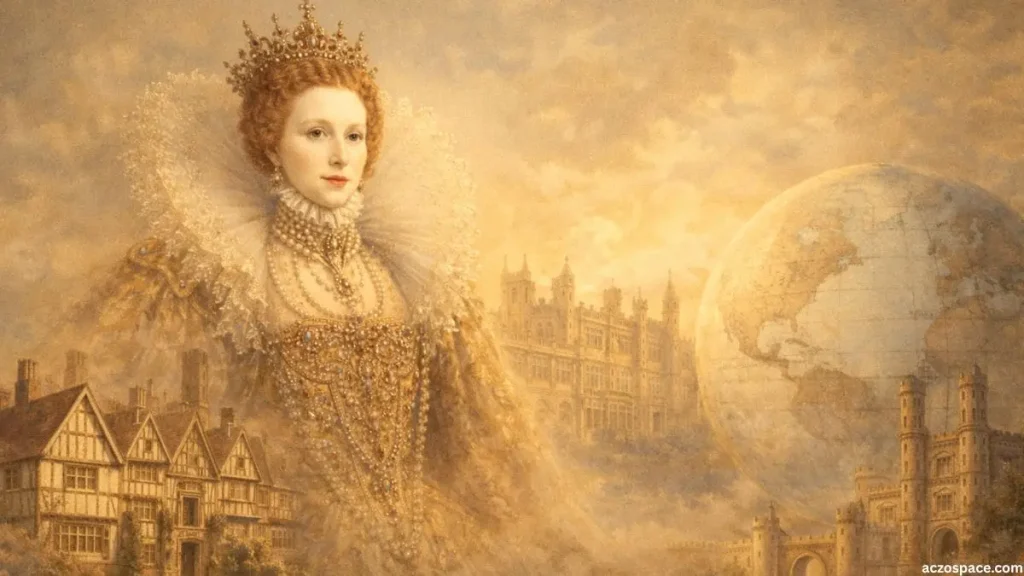 Symbolic illustration representing the lasting legacy of Queen Elizabeth I