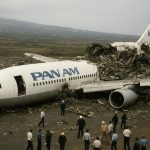 AI generated image of Wreckage of KLM and Pan Am Boeing 747s after the 1977 Tenerife Airport Disaster at Los Rodeos Airport, Spain