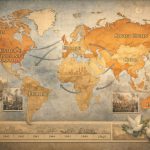 Global overview of World War II showing major regions and historical context