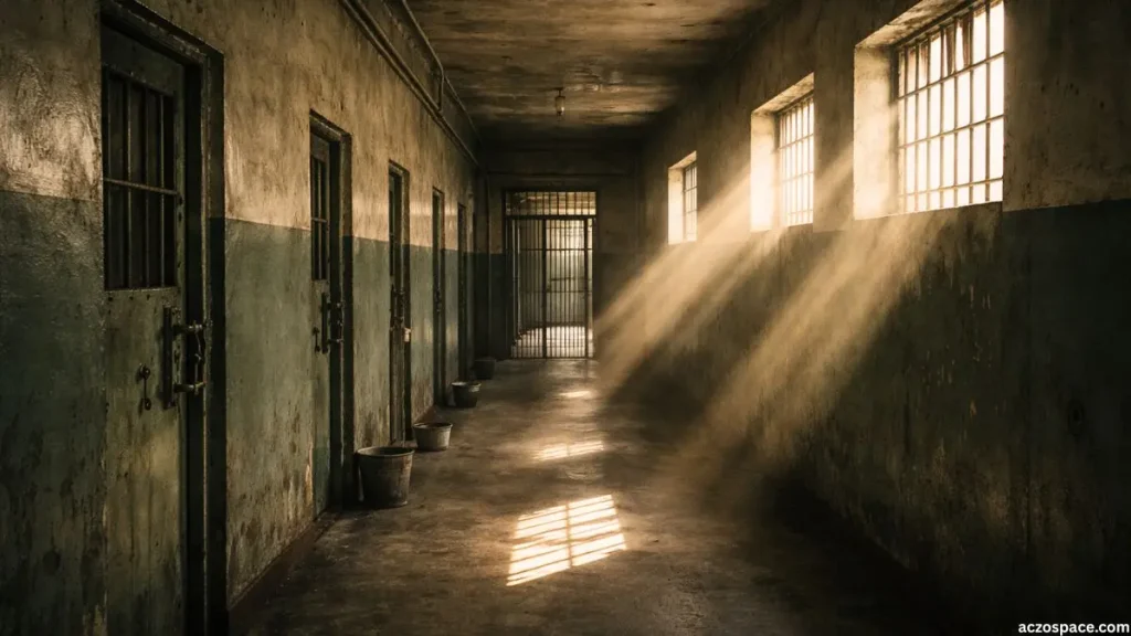 Symbolic representation of Nelson Mandela’s imprisonment years