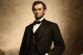 Portrait of Abraham Lincoln, the 16th President of the United States