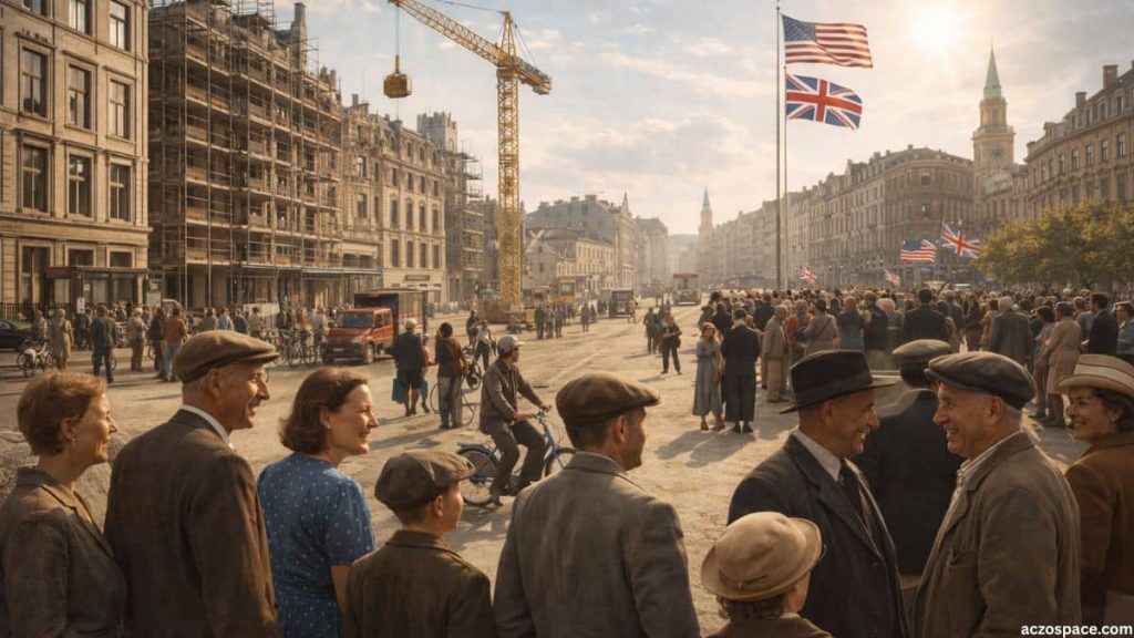 The end of World War II and the beginning of post-war reconstruction