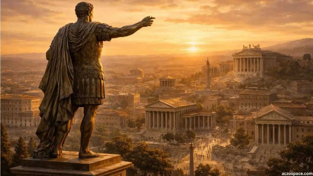 Modern stage interpretation of Julius Caesar, inspired by Shakespeare’s play