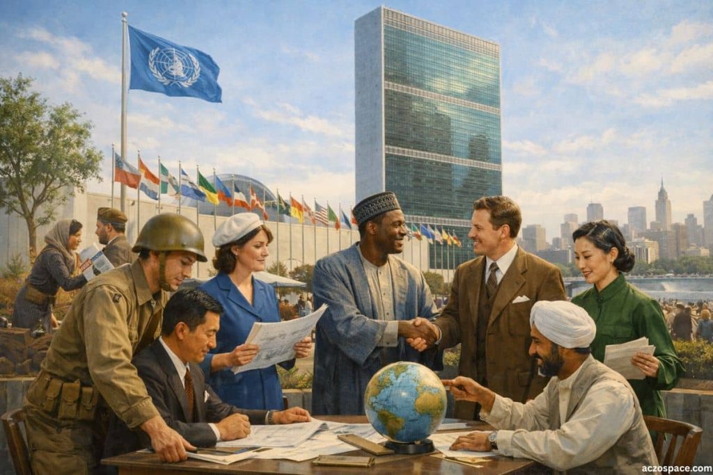 Global cooperation and peace efforts after World War II