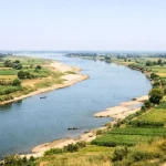 Ganges River landscape supporting ancient civilizations