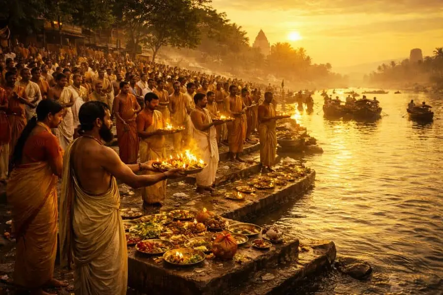 cultural rituals Ganges River spiritual significance ancient India 