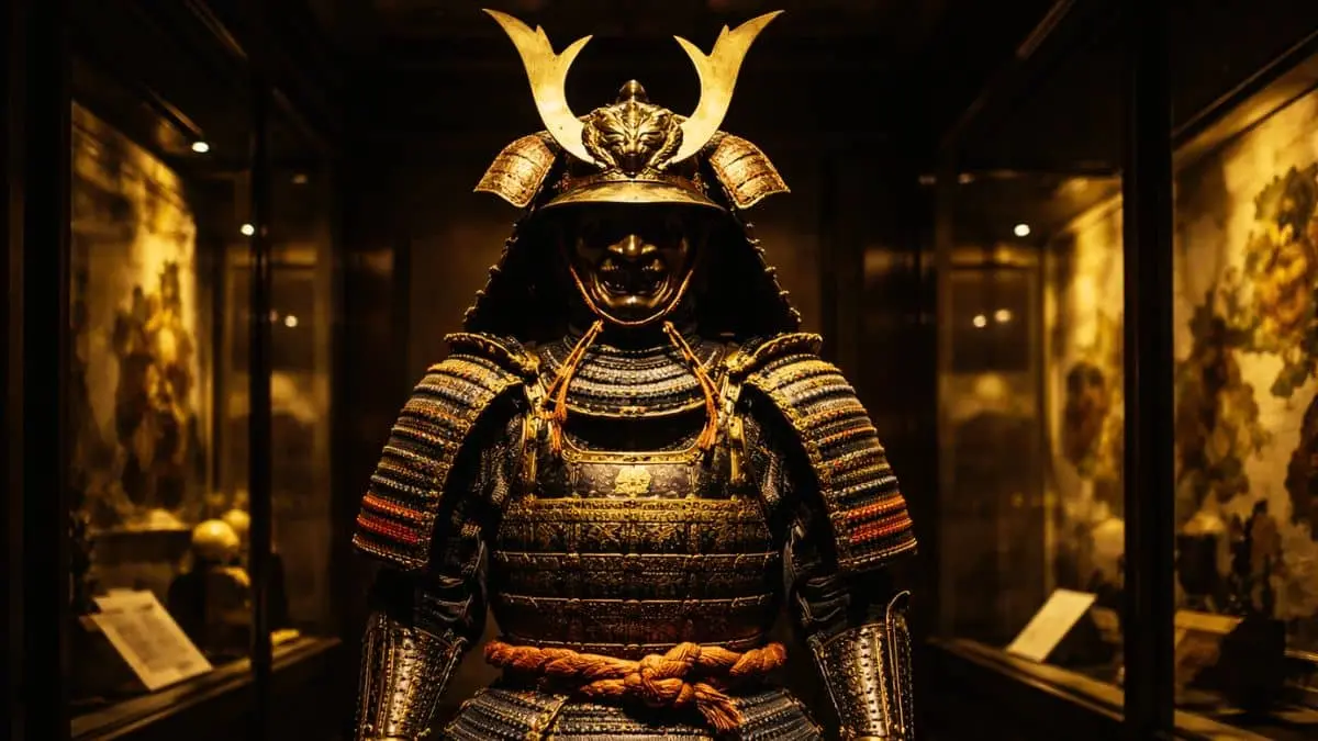 Japanese samurai armor showcasing history and legacy