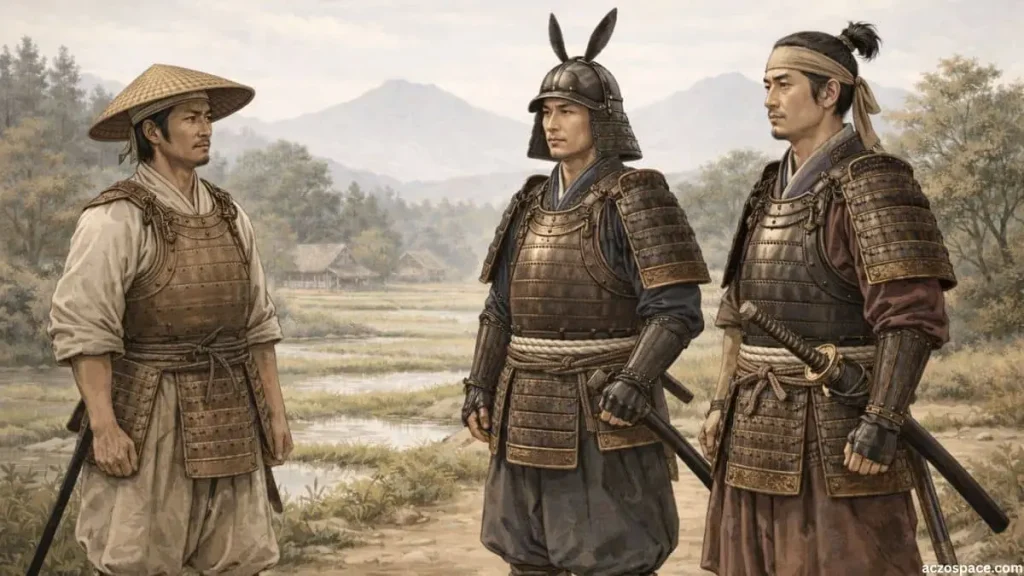 Early samurai warriors during the Heian period in Japan