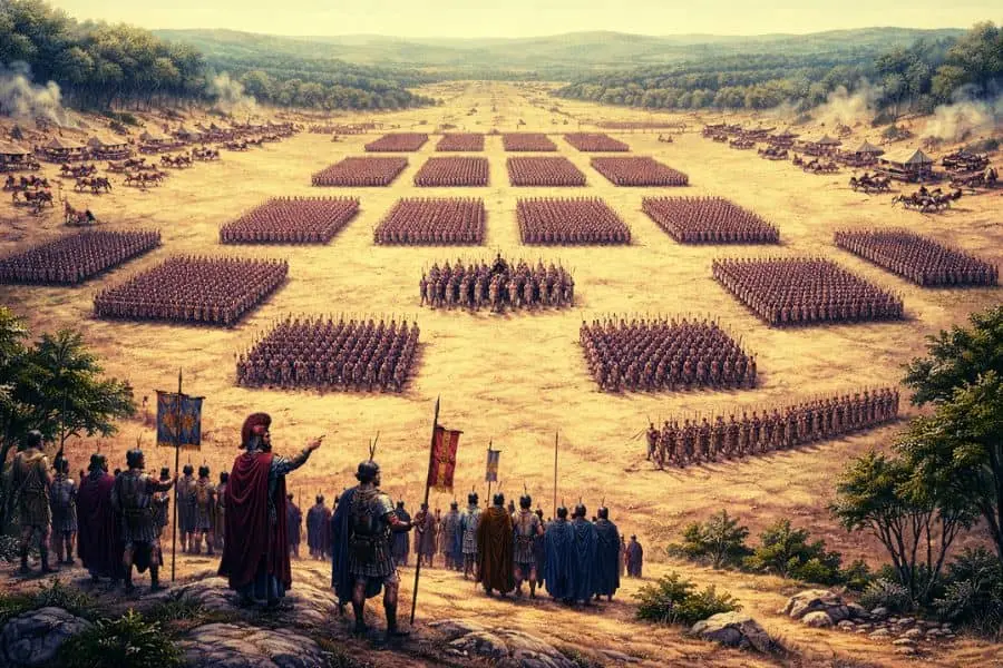 military strategies in empire building organized ancient army formations 