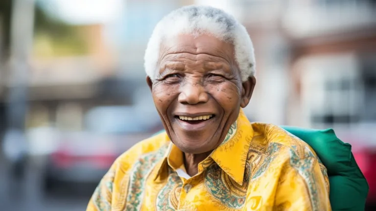 Nelson Mandela, global symbol of freedom and reconciliation.