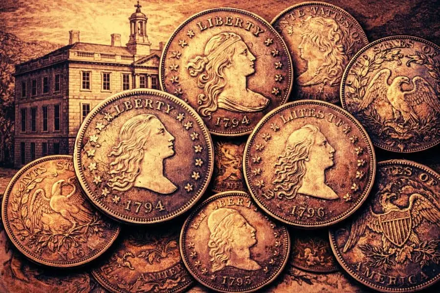 early U.S. dollar coins Coinage Act 1792 history 