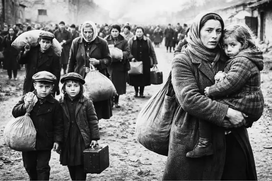 hidden truths about world wars civilian suffering historical image