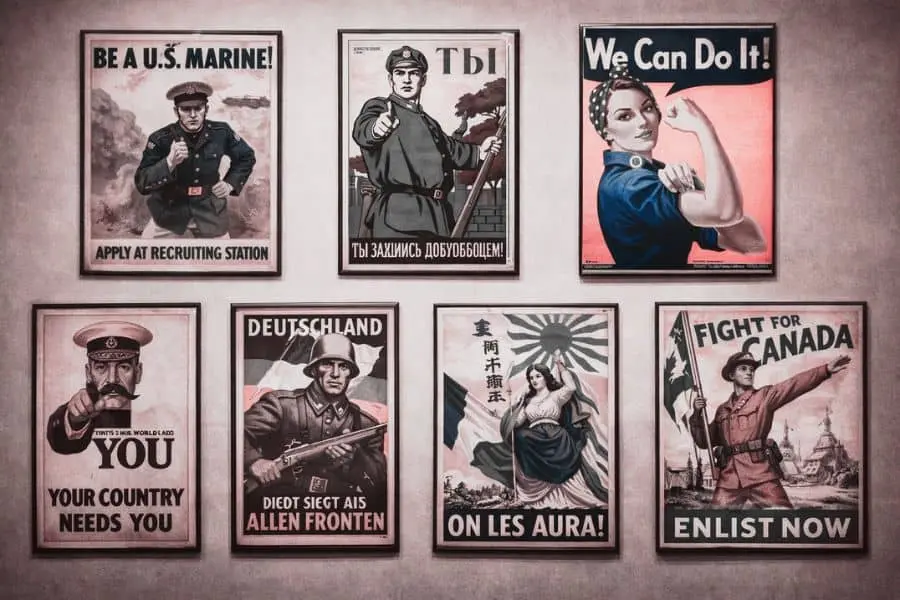 hidden truths about world wars propaganda posters influencing public opinion