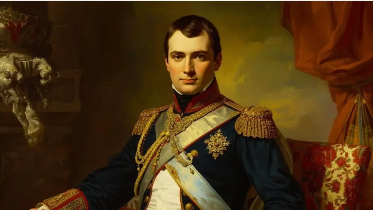 Napoleon Bonaparte portrait as Emperor of France