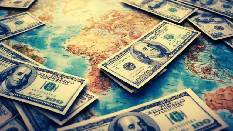 U.S. Dollar History and Global Reserve Evolution global currency concept