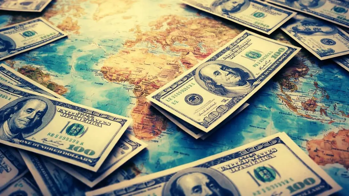 U.S. Dollar History and Global Reserve Evolution global currency concept