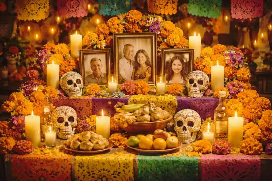 Day of the Dead Mexico altar traditions that still exist today worldwide