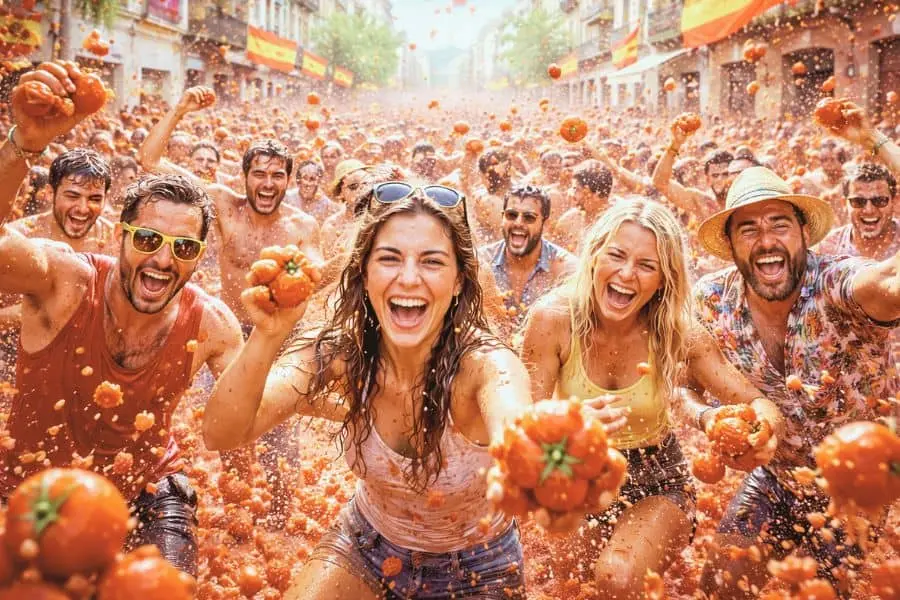 La Tomatina Spain tomato festival traditions that still exist today worldwide