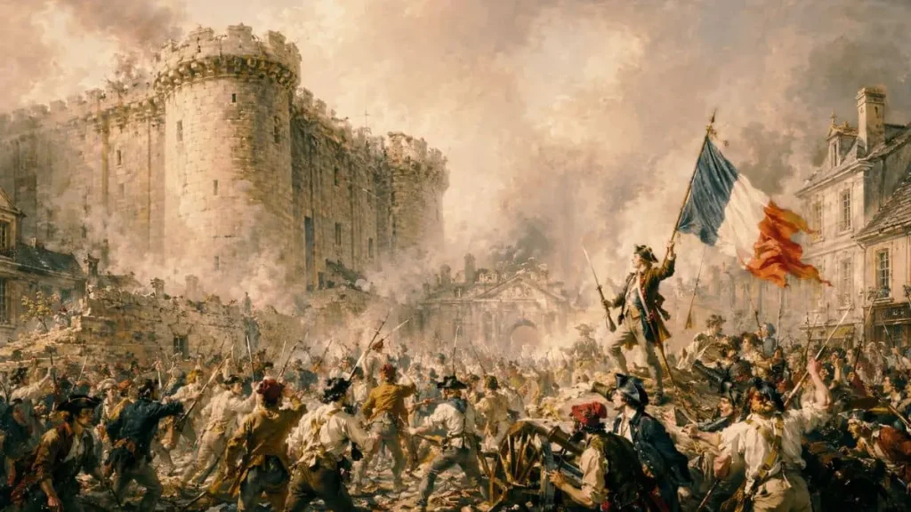major revolutions in history French Revolution Bastille attack 1789 