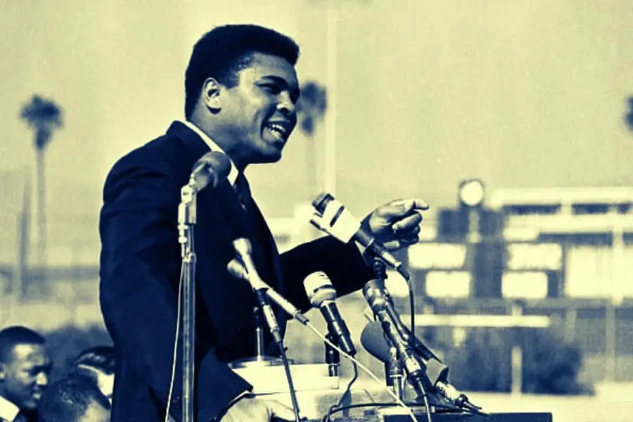 Muhammad Ali activism speech civil rights movement 